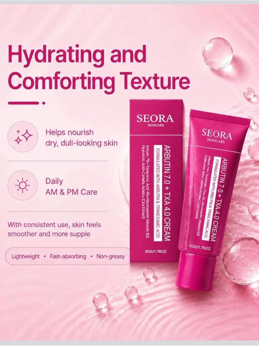 Korean Cream - Arbutin 7.0 + TXA 4.0  Brightening Treatment